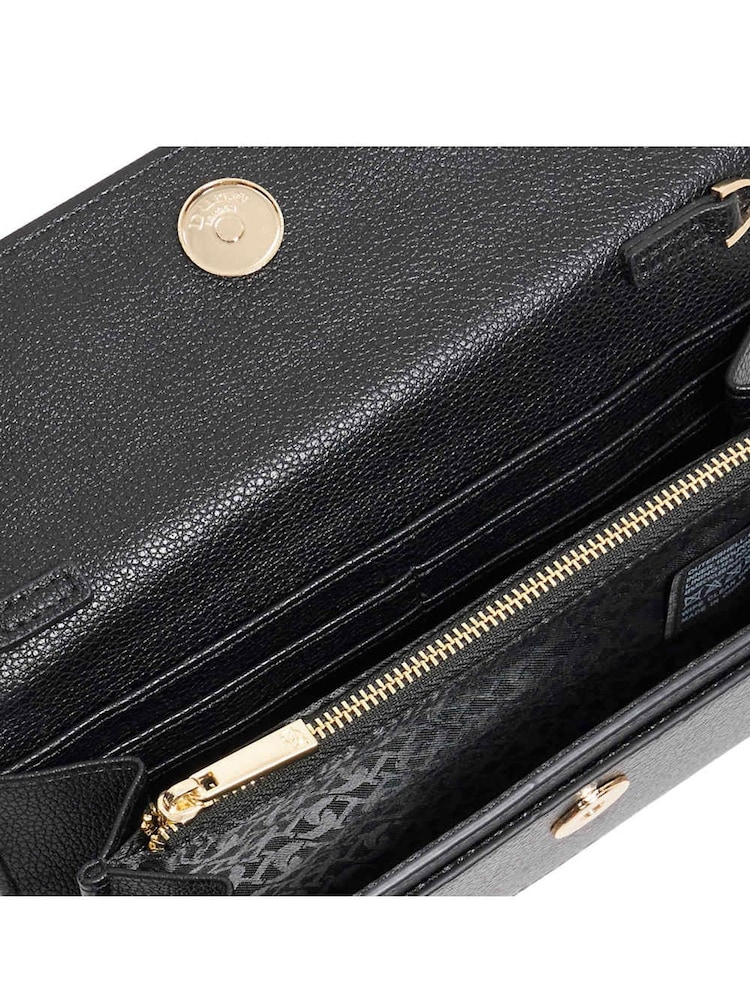 Svart - Dune London Showmance crossbody-veske med belte til telefonen - Bilde 5 av 5