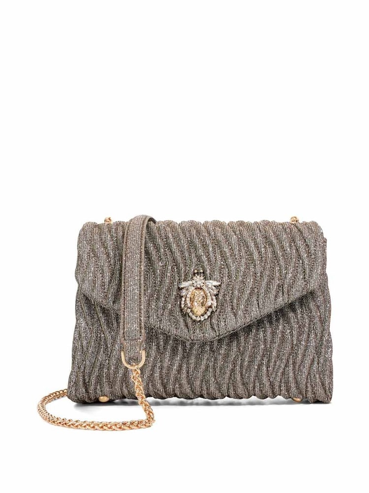 Dune London Brown Darling Bug Quilt Shoulder Bag - Image 1 of 5 Dune London Brown Darling Bug Quilt Shoulder Bag - Image 1 of 5