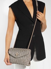 Dune London Brown Darling Bug Quilt Shoulder Bag - Image 5 of 5