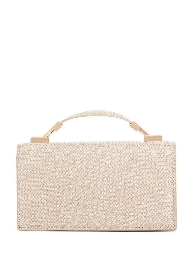 Dune London Rose Gold Micro Skilled Top Handle Bag - Image 2 of 5