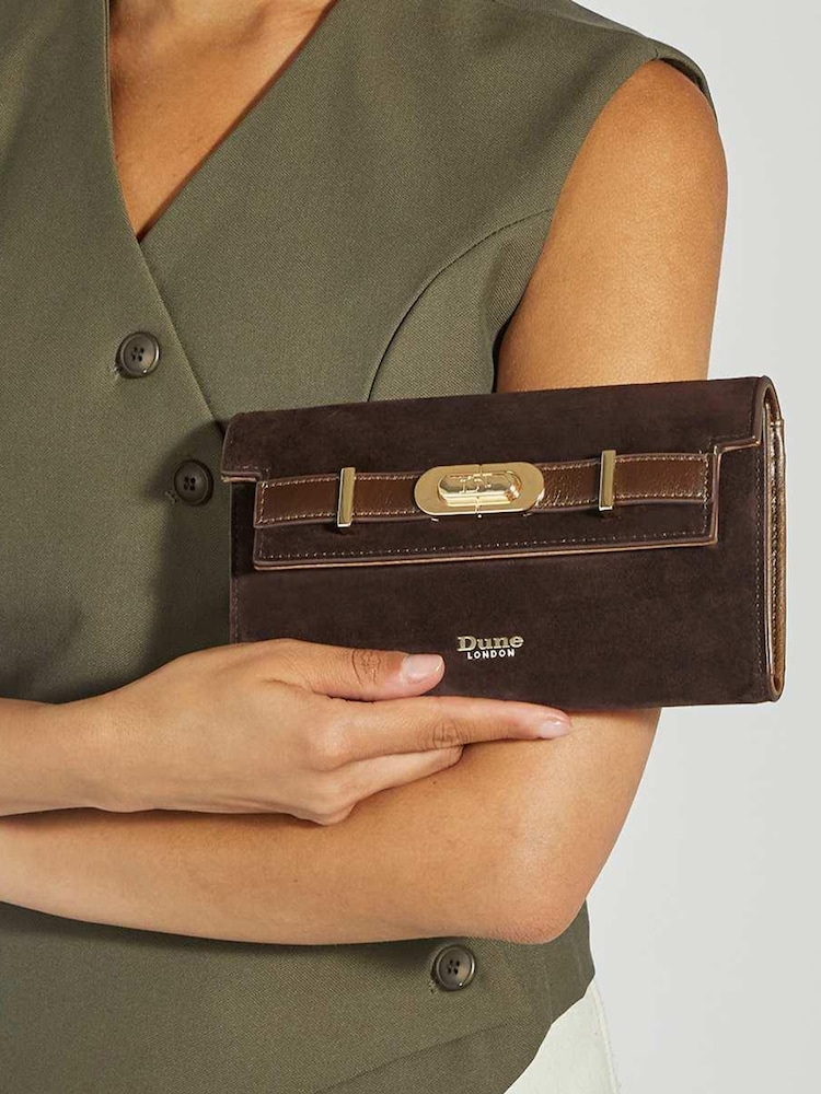 Dune London Brown Showmance Belted Phone Cross-Body Bag - Image 2 of 5 Dune London Brown Showmance Belted Phone Cross-Body Bag - Image 2 of 5