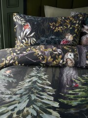 Paoletti Forest Green Sherwood Forest Printed Duvet Cover Set - Image 2 of 3