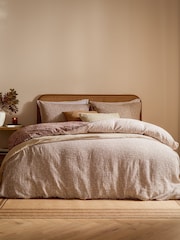 Yard Cinnamon Perrie Leaf Muslin Duvet Cover Set - Image 2 of 6