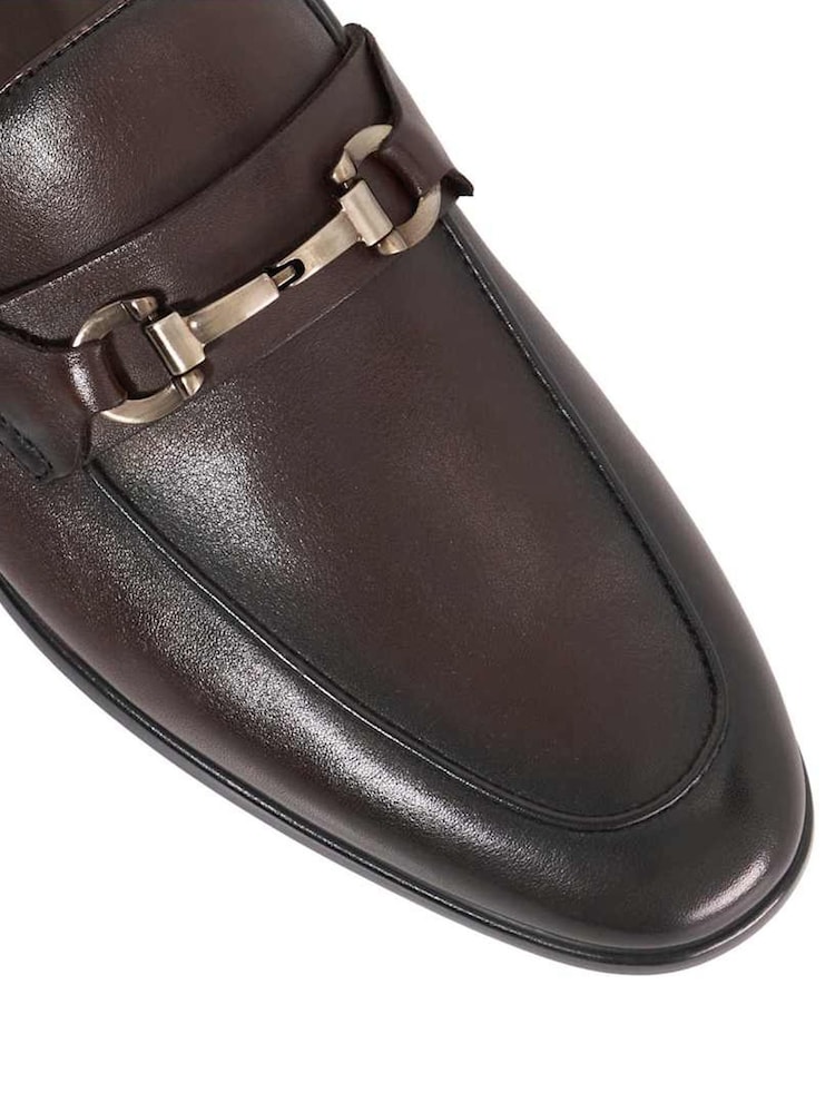 Dune London Brown Seymore Flex Sole Trim Loafers - Image 6 of 6 Dune London Brown Seymore Flex Sole Trim Loafers - Image 6 of 6