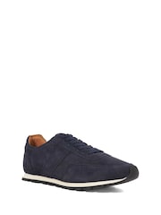 Dune London Blue Treyson Clean Panel Runner Trainers - Image 2 of 5