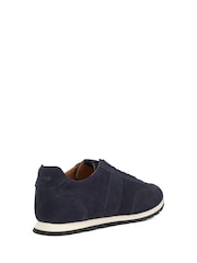 Dune London Blue Treyson Clean Panel Runner Trainers - Image 3 of 5