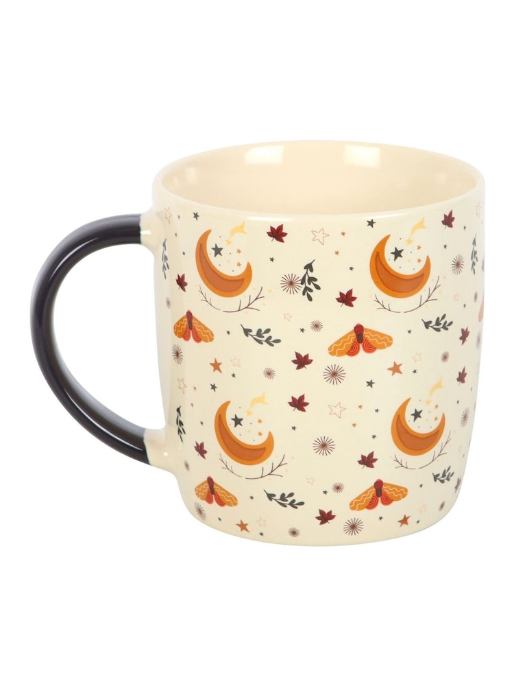 Something Different White Autumn Magic Harvest Moon Print Mug - Image 2 of 4 Something Different White Autumn Magic Harvest Moon Print Mug - Image 2 of 4