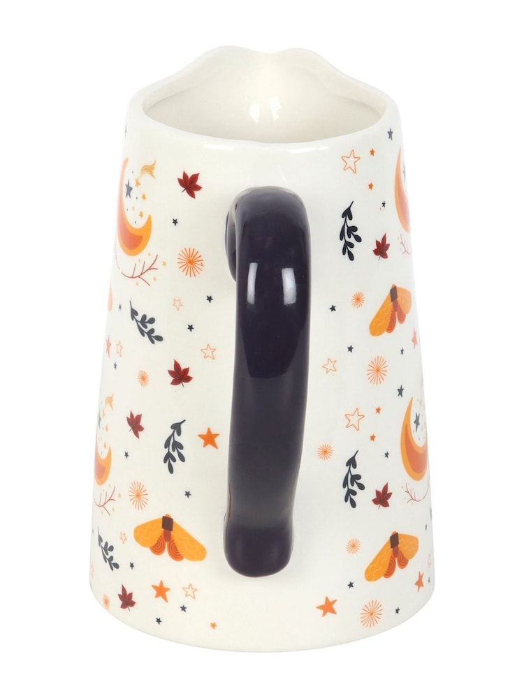 Something Different White Autumn Magic Harvest Moon Print Ceramic Flower Jug - Image 4 of 4 Something Different White Autumn Magic Harvest Moon Print Ceramic Flower Jug - Image 4 of 4