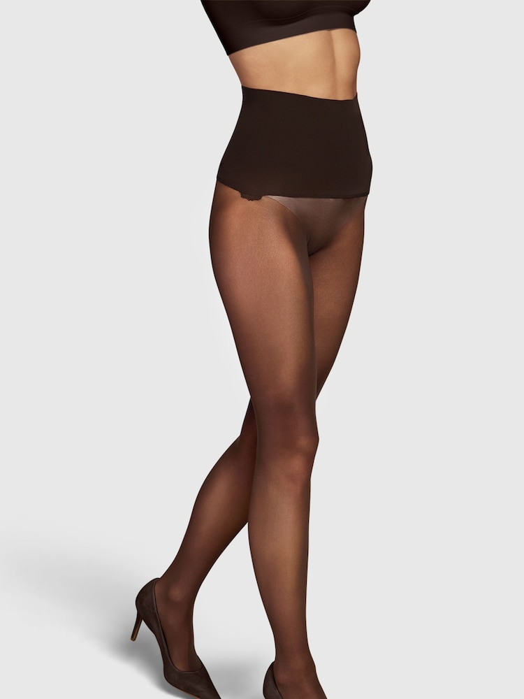 Heist The Thirty-Five Semi-Opaque Brown Tights - Image 2 of 4 Heist The Thirty-Five Semi-Opaque Brown Tights - Image 2 of 4