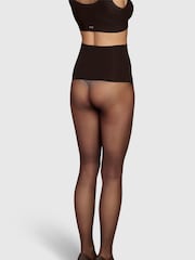 Heist The Thirty-Five Semi-Opaque Brown Tights - Imagem 3 de 4