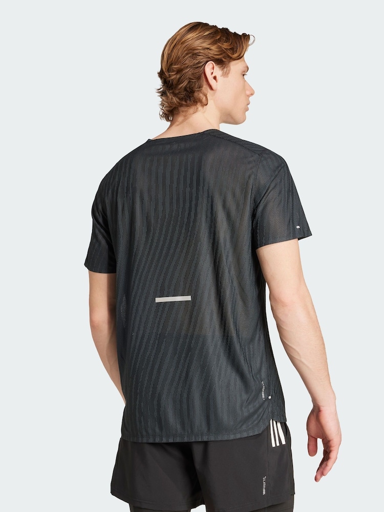 adidas Black Adi365 Running CLIMACOOL+ T-Shirt - Image 2 of 5