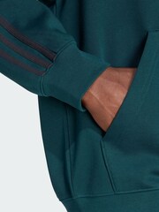 adidas Originals Green Adicolor Oversize Full-Zip Hoodie - Image 4 of 5
