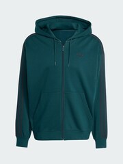 adidas Originals Green Adicolor Oversize Full-Zip Hoodie - Image 5 of 5