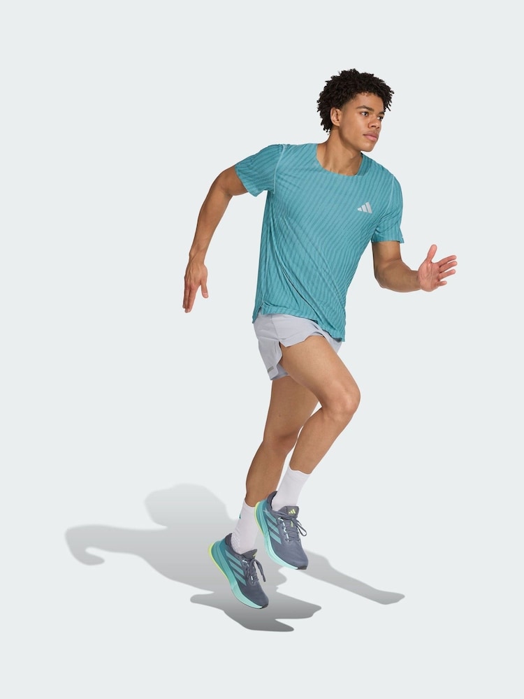 adidas Grey Adi365 Running CLIMACOOL+ Shorts - Image 1 of 6
