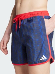 adidas Blue adidas Tom Daley Swim Shorts - Image 3 of 5