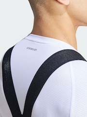 adidas White Cycling Mesh Base Layer - Image 1 of 5
