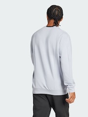 adidas Grey Designed For Training Crew Sweatshirt - Image 2 of 5