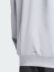 adidas Grey Designed For Training Crew Sweatshirt - Image 4 of 5