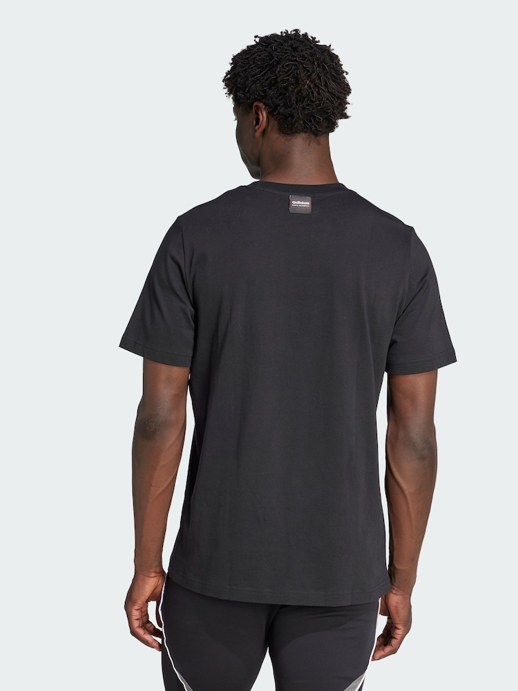 adidas Black Copa Graphic T-Shirt - Image 2 of 5 adidas Black Copa Graphic T-Shirt - Image 2 of 5