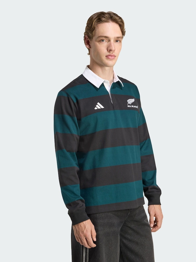 adidas Black Heritage Polo Shirt - Image 1 of 5 adidas Black Heritage Polo Shirt - Image 1 of 5