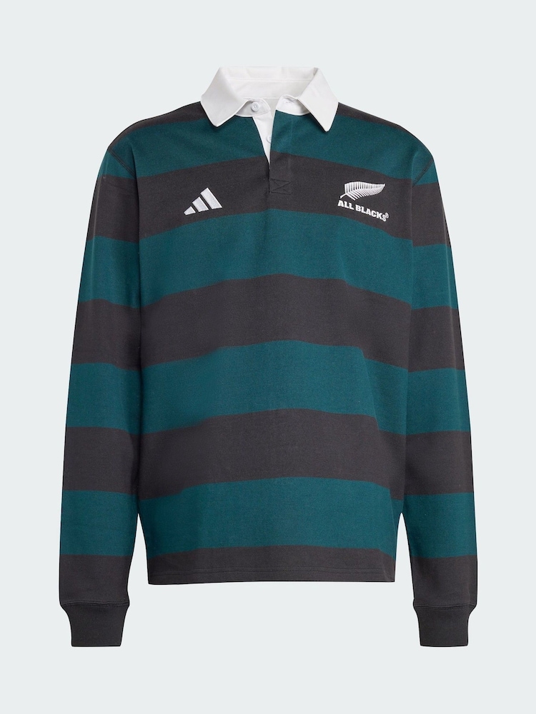 adidas Black Heritage Polo Shirt - Image 5 of 5 adidas Black Heritage Polo Shirt - Image 5 of 5