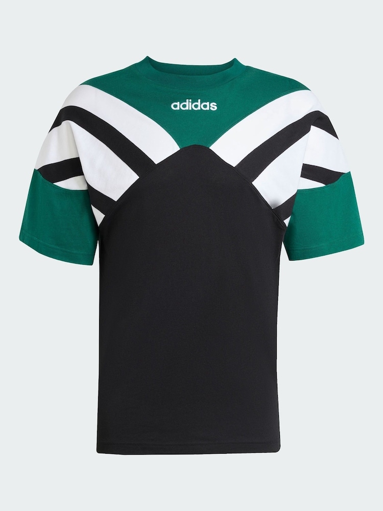 adidas Originals Black Archive Cutline T-Shirt - Image 5 of 5 adidas Originals Black Archive Cutline T-Shirt - Image 5 of 5