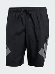 adidas Black Big Bars Shorts 8-Inch - Image 5 of 5