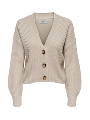 ONLY Natural Button Through Cardigan - Image 4 of 5
