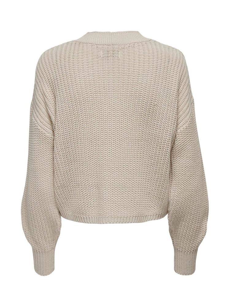 ONLY Natural Button Through Cardigan - Image 5 of 5