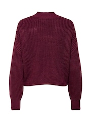 ONLY Red Button Through Cardigan - Image 6 of 6