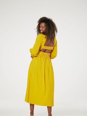 Closet Yellow London Open Back Dress - Image 5 of 5