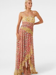 Forever New Orange & Yellow Multi Rosa Splice Maxi Dress - Image 2 of 5
