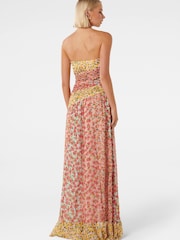 Forever New Orange & Yellow Multi Rosa Splice Maxi Dress - Image 5 of 5