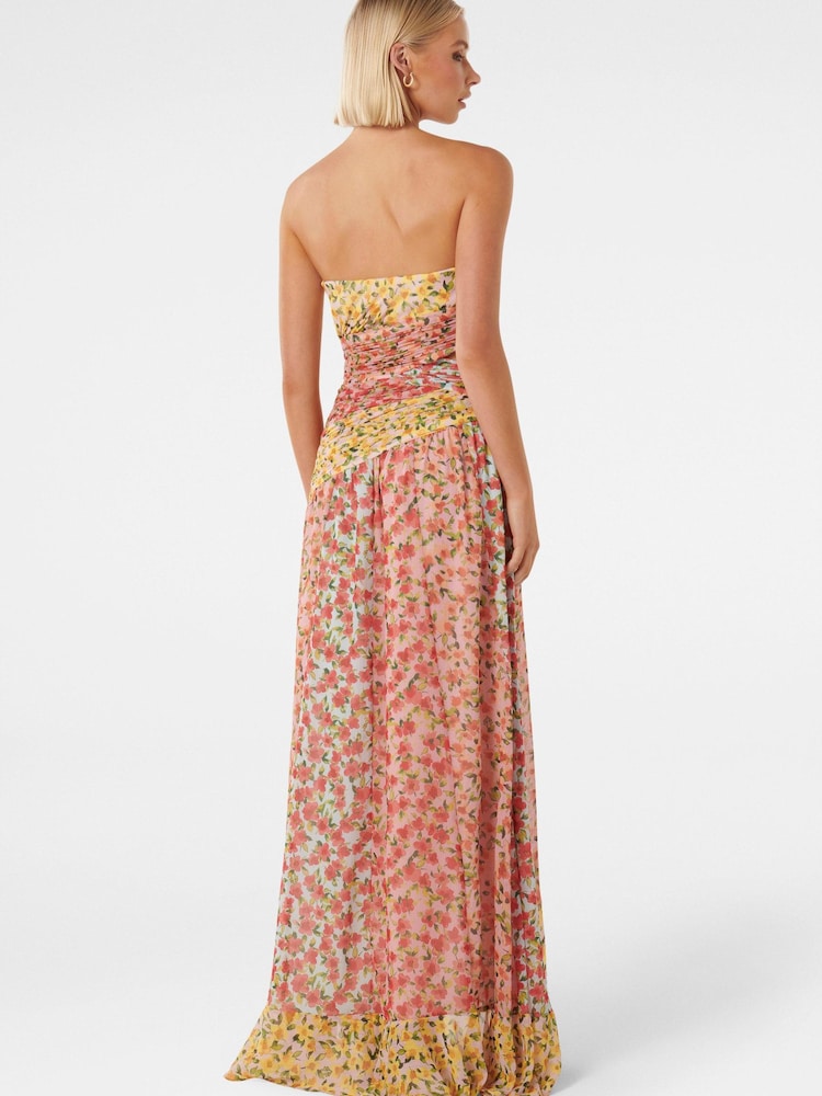 Forever New Orange & Yellow Multi Rosa Splice Maxi Dress - Image 5 of 5 Forever New Orange & Yellow Multi Rosa Splice Maxi Dress - Image 5 of 5