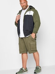 BadRhino Big & Tall Green Stretch Cargo Shorts - Image 2 of 4