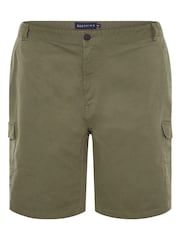 BadRhino Big & Tall Green Stretch Cargo Shorts - Image 3 of 4