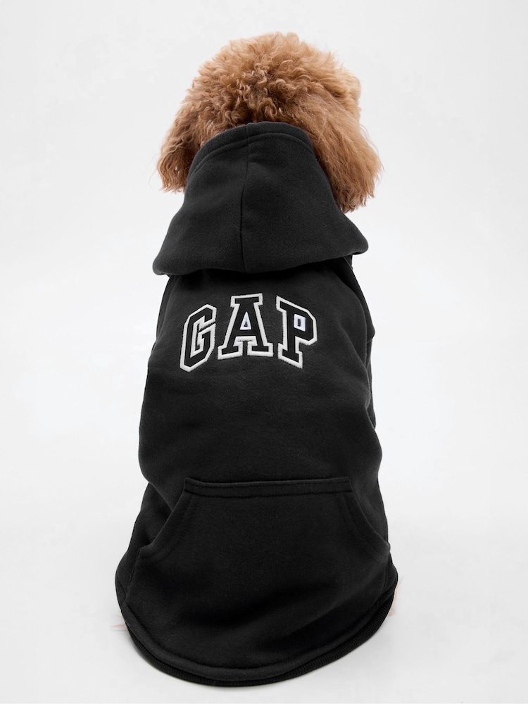 Gap Black Logo Pet Hoodie - Image 1 of 3