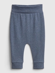 Gap Blue Knit Pull-On Trousers (Newborn - 24mths) - Image 2 of 3