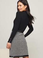 Черный - Lipsy трикотажа 2 в 1 Платья - Изображение 2 из 4