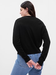 Gap Black Merino Wool Cardigan - Image 5 of 5