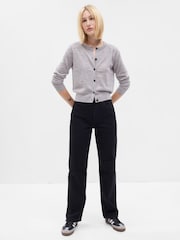 Gap Grey Merino Wool Cardigan - Image 1 of 2