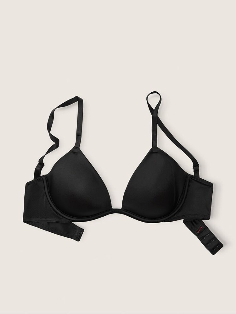 Victoria's Secret PINK Black Smooth Lightest Lined T-Shirt Bra - Image 1 of 1