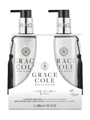 Grace Cole White Nectarine  Pear Hand Care Duo Set 2x300ml - Image 1 of 5