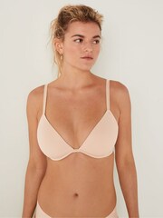 Victoria's Secret PINK Nude Beige Smooth Lightest Lined T-Shirt Bra - Image 1 of 1