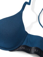 Victoria's Secret Academy Blue Demi Logo Strap Bra - Image 3 of 4