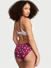 Victoria's Secret Purple Festive Penguins Stretch Cotton Bikini Panty - Image 2 of 3