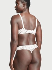 Victoria's Secret White Bow Print Thong Knickers - Image 2 of 4
