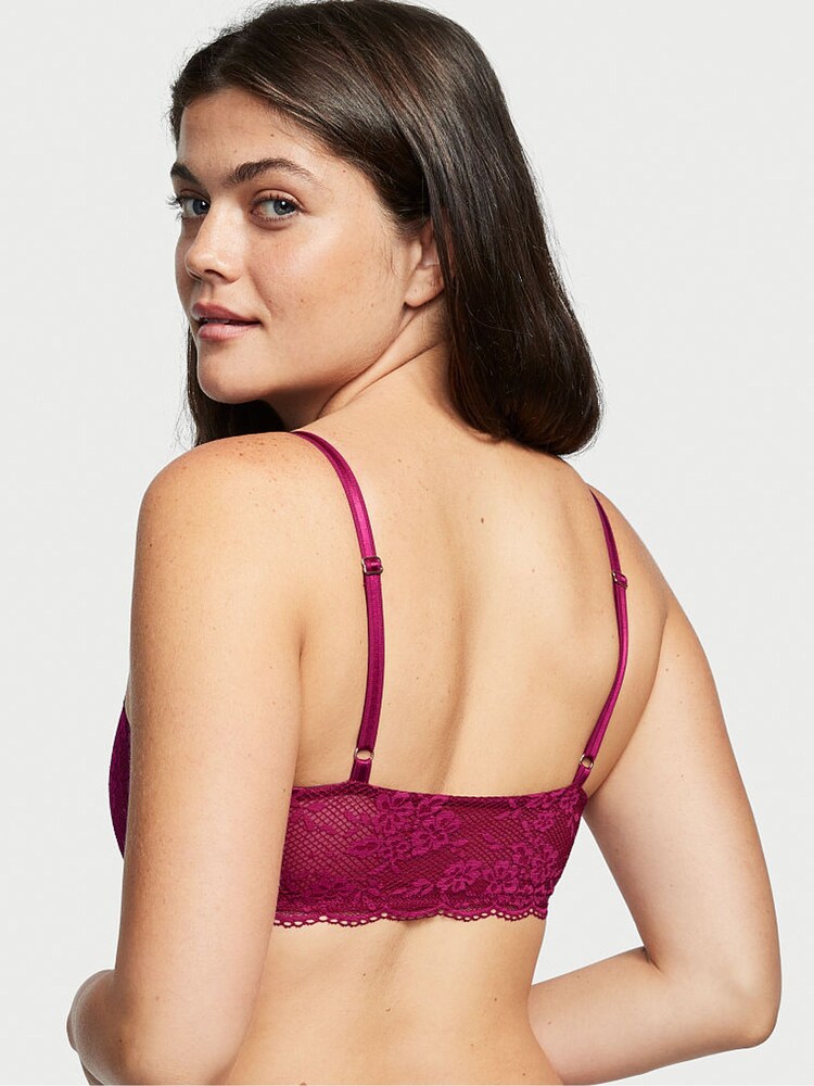 Victoria's Secret Claret Red Smooth Lightly Lined Non Wired Lounge Bra - Image 2 of 3