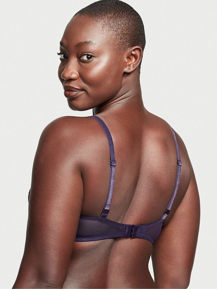 Victoria's Secret Gothic Purple Lightly Lined TShirt Demi Bra - Image 2 of 4