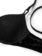 Victoria's Secret Black Lightly Lined TShirt Demi Bra - Image 4 of 4